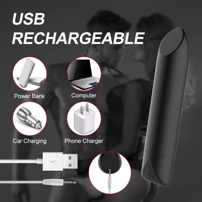 Trứng Rung Mini Son Môi Sạc Usb Rung Mạnh (DS030) 40