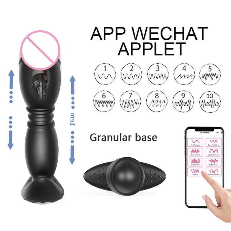 Máy Rung Tuyến Tiền Liệt Điều Khiển App 10 Chế Độ (AP001) 57