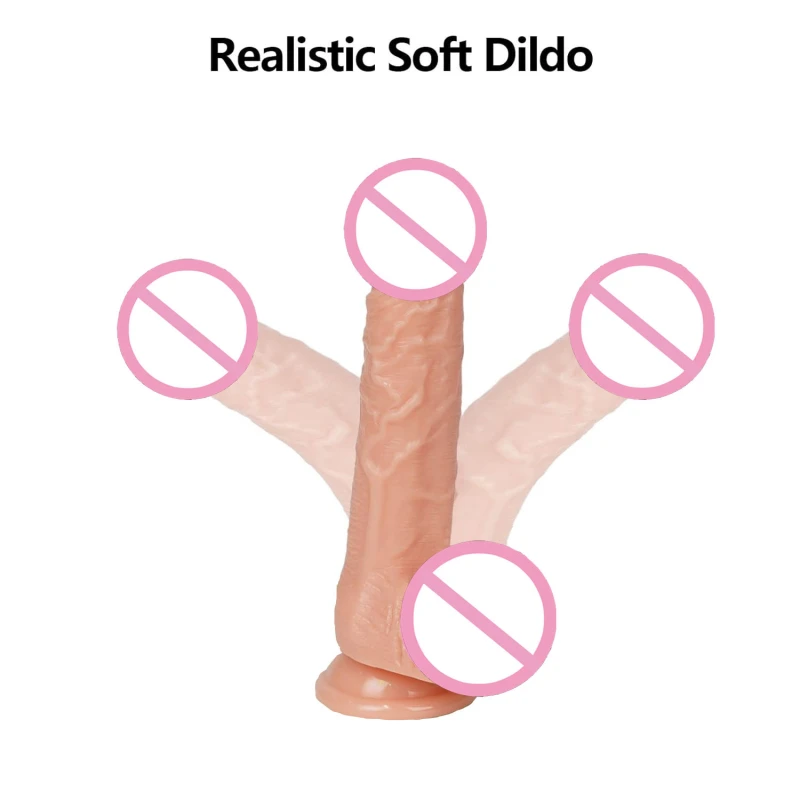 Dương Vật Giả Silicone 7.1 Inch Có Đế Hút (AL193) 95