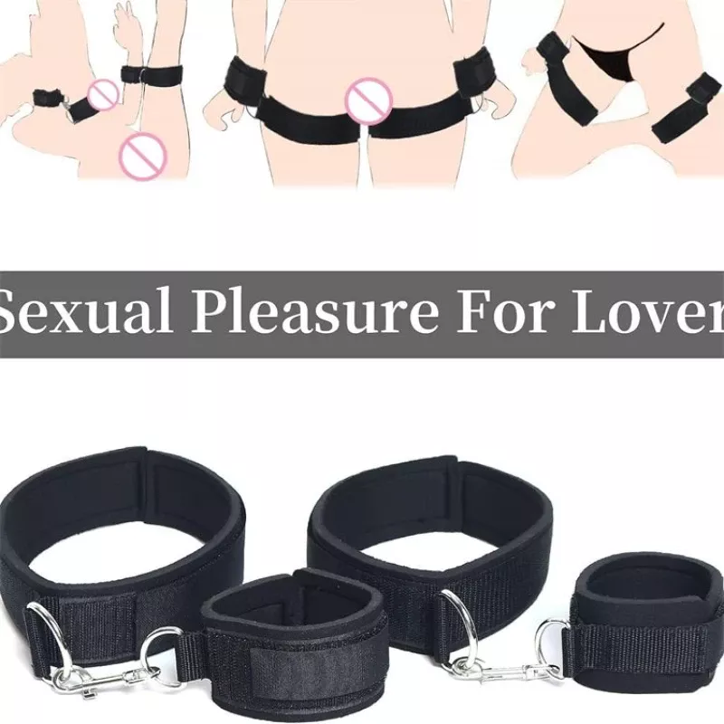 Bộ Dây Trói Bdsm Cổ Tay Và Đùi Điều Chỉnh (BK-103) 112