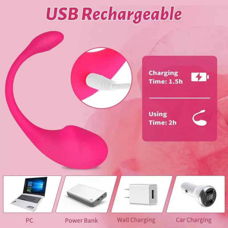 Trứng Rung Bluetooth Điều Khiển App Không Dây (DS017) 29