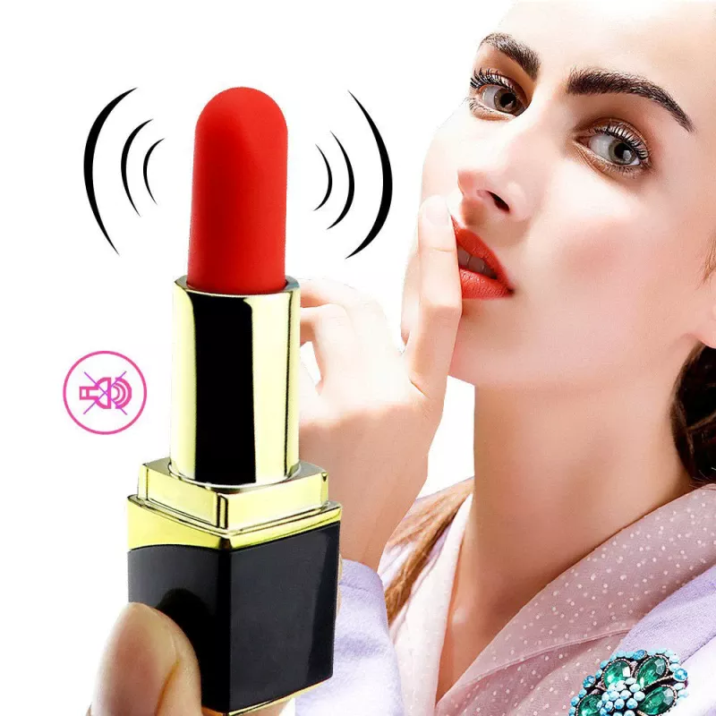 Máy Rung Mini Hình Son Môi Kích Thích Điểm G (DS036) 33