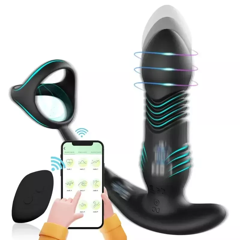 Máy Rung Hậu Môn 2 Trong 1 Điều Khiển App Xxl (C179)